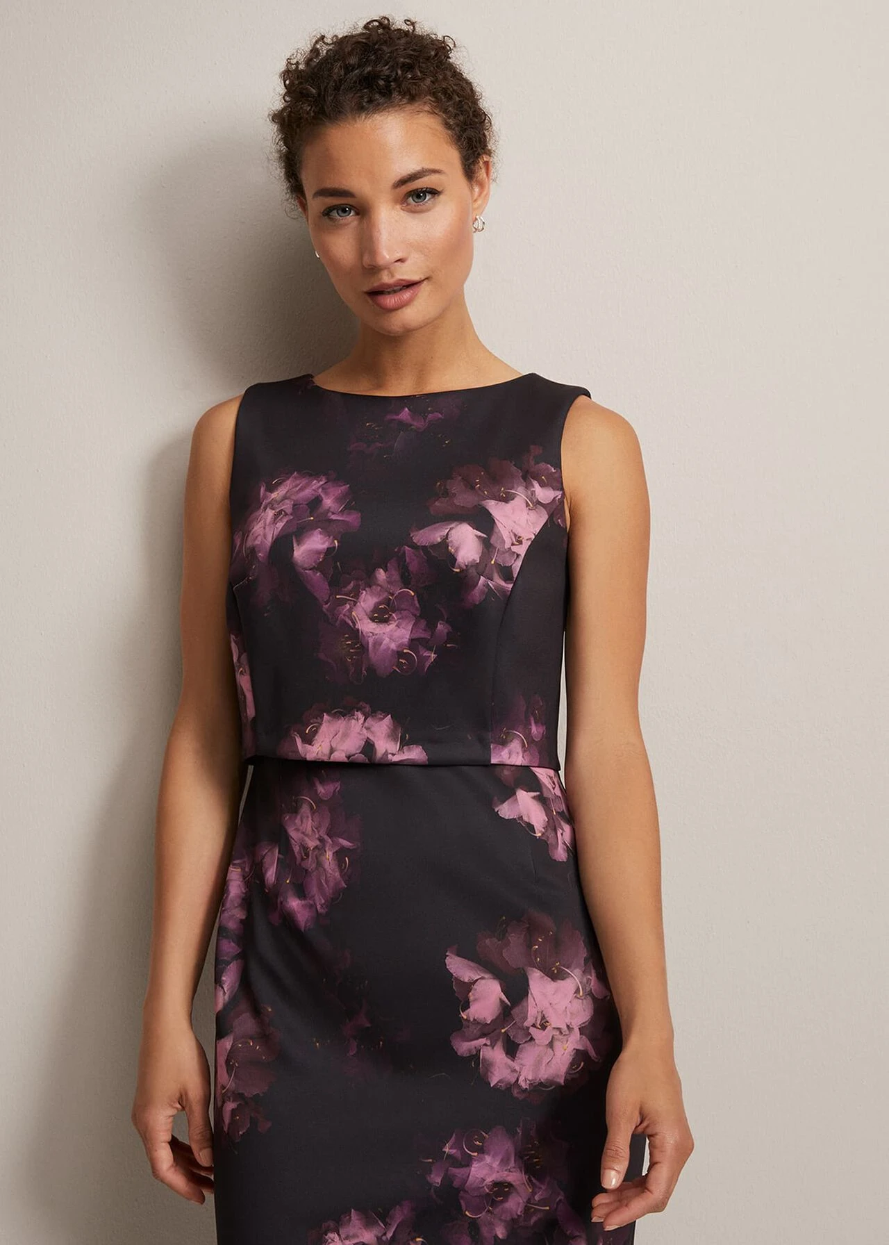 Arianne Abstract Floral Scuba Dress 7 Arianne Abstract Floral Scuba Dress – Bild 5