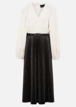 Charlotta Faux Leather Midi Dress 17 Charlotta Faux Leather Midi Dress -Floral Und Chic 221884867 99 charlotta faux leather midi dress