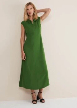 Janine Green Maxi Dress