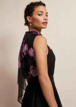 Lucinda Floral Chiffon Midi Dress -Floral Und Chic 221941000 06 lucinda floral chiffon midi dress