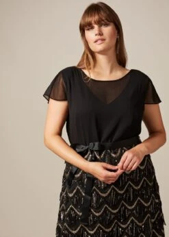 Hazel Sequin Maxi Dress -Floral Und Chic 230583050 03 hazel sequin maxi dress