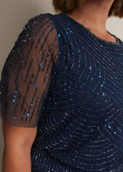 Evadine Beaded Maxi Dress -Floral Und Chic 230596891 04 evadine beaded maxi dress