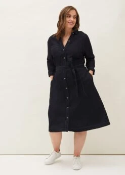 Yara Denim Dress -Floral Und Chic 230751353 03 yara denim dress