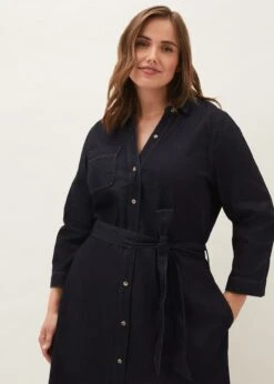 Yara Denim Dress -Floral Und Chic 230751353 04 yara denim dress