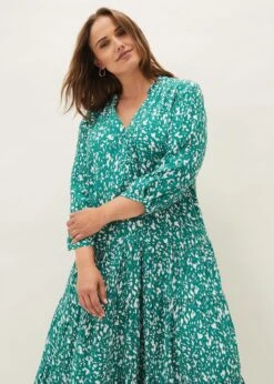 Penele Abstract Print Midi Dress 12 Penele Abstract Print Midi Dress -Floral Und Chic 230771693 04 penele abstract print midi dress