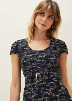 Oketo Jacquard Dress -Floral Und Chic 240694353 04 oketo jacquard dress