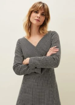 Perla Tweed Dress -Floral Und Chic 240696725 04 perla tweed dress