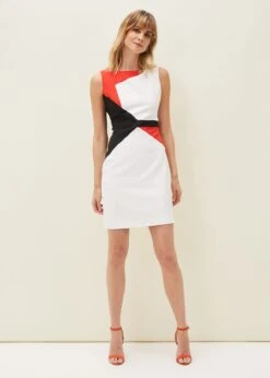 Valarie Colourblock Dress -Floral Und Chic 240726000 03 valarie colourblock dress