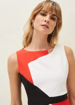 Valarie Colourblock Dress -Floral Und Chic 240726000 04 valarie colourblock dress