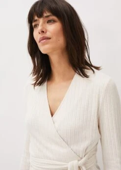 Deona Ribbed Wrap Top -Floral Und Chic 303141102 04 deona ribbed wrap top