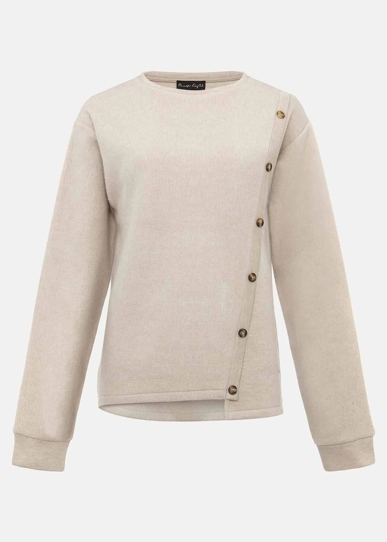 Dasha Button Detail Asymmetric Hem Top 8 Dasha Button Detail Asymmetric Hem Top – Bild 6