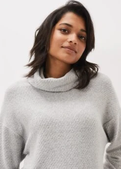 Nico Asymmetric Textured Jersey Top -Floral Und Chic 303154150 04 nico asymmetric textured jersey top