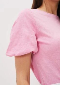 Elspeth Cotton Puff Sleeve Top -Floral Und Chic 303212683 05 elspeth cotton puff sleeve top