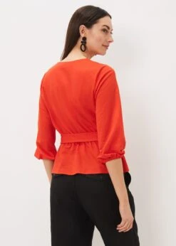 Brigitte Wrap Buckle Top -Floral Und Chic 303225656 02 brigitte wrap buckle top