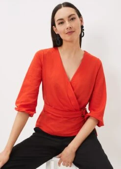 Brigitte Wrap Buckle Top -Floral Und Chic 303225656 04 brigitte wrap buckle top