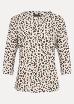 Florentine Leopard Print Top -Floral Und Chic 303246225 99 florentine leopard print top