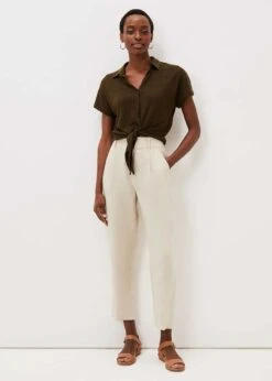 Tracey Tie Hem Shirt -Floral Und Chic 303255507 03 tracey tie hem shirt