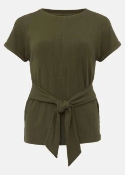 Jaylene Textured Tie Waist Top -Floral Und Chic 303271507 99 jaylene textured tie waist top