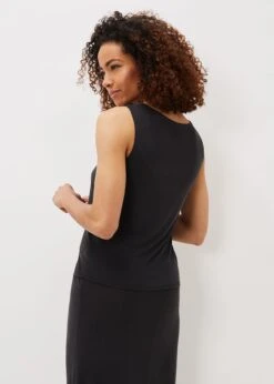 Dara Cupro Vest Top -Floral Und Chic 303292050 02 dara cupro vest top