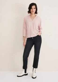 Shellie Textured V Neck Top -Floral Und Chic 303304994 03 shellie textured v neck top