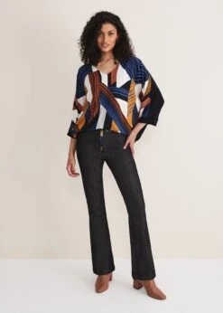 Tzara V Neck Top -Floral Und Chic 303314492 03 tzara v neck top