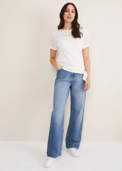 Emmlyn Lace Textured Top -Floral Und Chic 303343106 03 emmlyn lace textured top