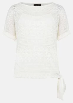 Emmlyn Lace Textured Top -Floral Und Chic 303343106 99 emmlyn lace textured top