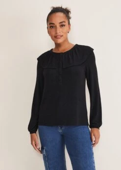 Anda Frill Detail Bor Top -Floral Und Chic 303349153 05 anda frill detail bor top