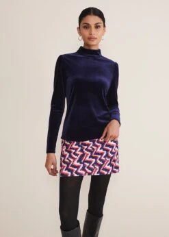 Ariella Velvet Polo 11 Ariella Velvet Polo -Floral Und Chic 303351355 04 ariella velvet polo