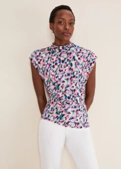 Karelena High Neck Top 11 Karelena High Neck Top -Floral Und Chic 303377327 04 karelena high neck top