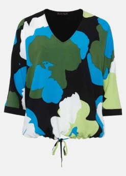 Posey Woven Front Top -Floral Und Chic 303382000 99 posey woven front top