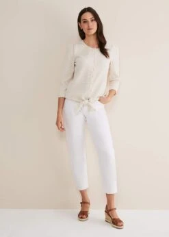 Krissie Textured Tie Front Top -Floral Und Chic 303421543 03 krissie textured tie front top