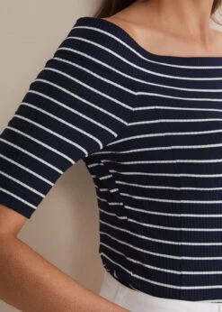 Taylah Striped Bandeau Top -Floral Und Chic 303423287 05 taylah striped bandeau top