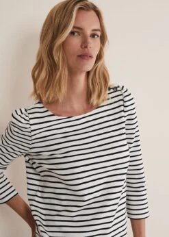 Orabella Striped Top -Floral Und Chic 303444230 05 orabella striped top