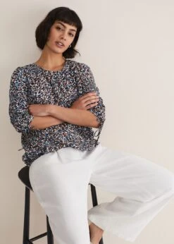 Rosalind Printed Top -Floral Und Chic 303446000 04 rosalind printed top