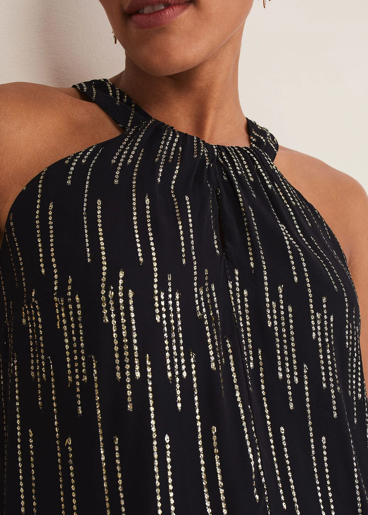 Eula Lurex Halterneck Top Co-Ord 6 Eula Lurex Halterneck Top Co-Ord – Bild 4