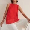 Nina Pleated Top