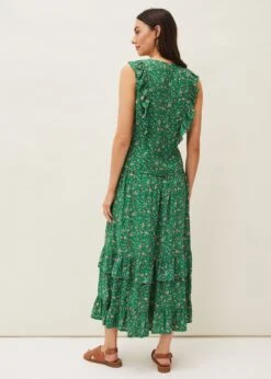 Dido Floral Co-Ord Midi Skirt -Floral Und Chic 801211360 03 dido floral co ord midi skirt