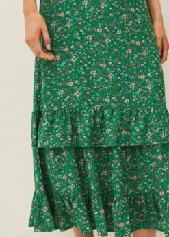 Dido Floral Co-Ord Midi Skirt -Floral Und Chic 801211360 04 dido floral co ord midi skirt