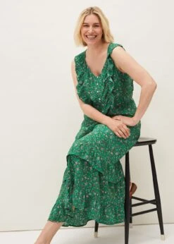 Dido Floral Co-Ord Midi Skirt -Floral Und Chic 801211360 07 dido floral co ord midi skirt