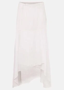 Phoebe Faux Wrap Linen Skirt -Floral Und Chic 801218055 99 phoebe faux wrap linen skirt