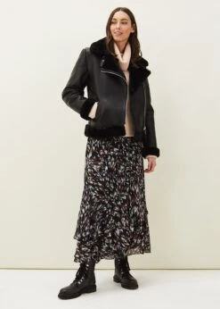 Kayley Abstract Print Maxi Skirt -Floral Und Chic 801238493 06 kayley abstract print maxi skirt