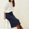 Jessa Denim Midi Pencil Skirt 2 Jessa Denim Midi Pencil Skirt -Floral Und Chic 801248354 01 jessa denim midi pencil skirt