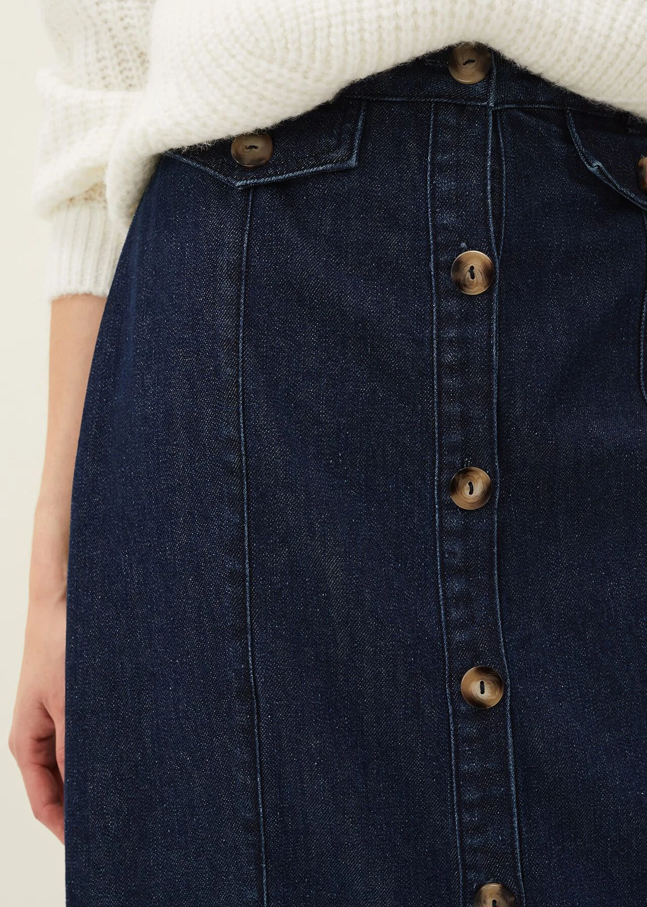 Jessa Denim Midi Pencil Skirt 6 Jessa Denim Midi Pencil Skirt – Bild 4