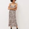 Calla Leopard Print Satin Midi Skirt 1 Calla Leopard Print Satin Midi Skirt -Floral Und Chic 801253000 01 calla leopard print satin midi skirt