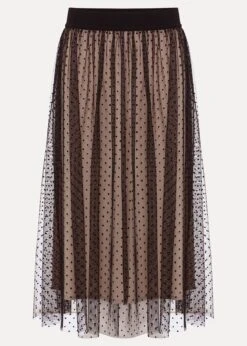 Maya Mesh Spot Skirt -Floral Und Chic 801255208 99 maya mesh spot skirt