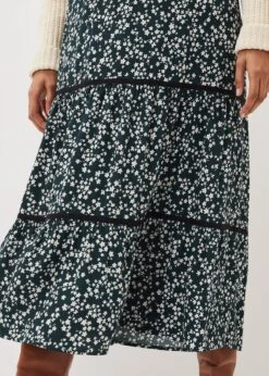 Lennox Ditsy Print Tiered Maxi Skirt 11 Lennox Ditsy Print Tiered Maxi Skirt -Floral Und Chic 801257693 04 lennox ditsy print tiered maxi skirt