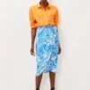 Dorothy Shell Print Wrap Skirt -Floral Und Chic 801269081 01 dorothy shell print wrap skirt