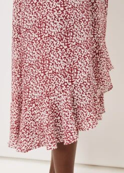 Lara Print Frill Hem Skirt -Floral Und Chic 801270141 05 lara print frill hem skirt