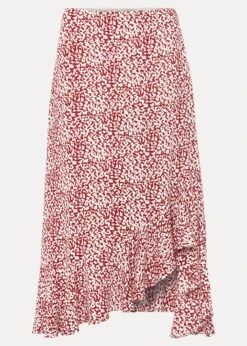 Lara Print Frill Hem Skirt -Floral Und Chic 801270141 99 lara print frill hem skirt